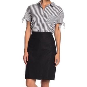 J. Crew Linen Pencil Skirt NWOT